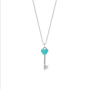 Tiffany key pendant with matching chain